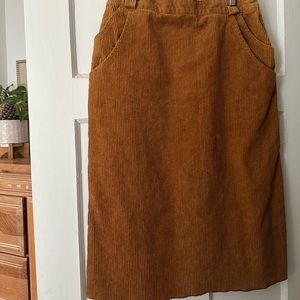 Pick-a-berry New Zealand vintage cord skirt